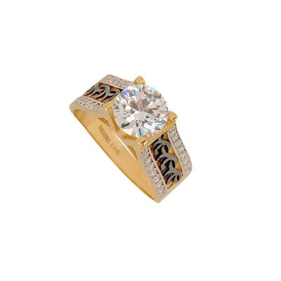 Altın Tektaş Yüzük 14YZ32 - Altınaşkı