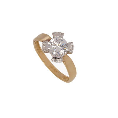 Altın Tektaş Yüzük 14YZ40 - Altınaşkı