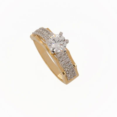 Altın Tektaş Yüzük 14YZ44 - Altınaşkı