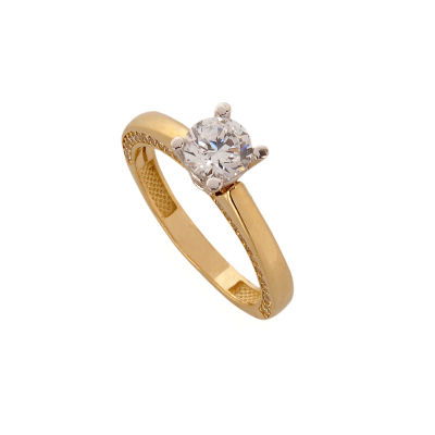 Altın Tektaş Yüzük 14YZ50 - Altınaşkı