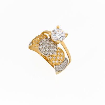 Altın Tektaşlı Alyans Yüzük 14YZ68 - Altınaşkı