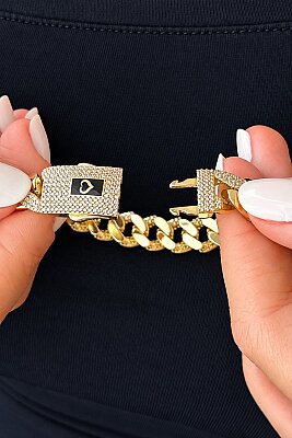 Altınaşkı Taşlı Gurmet Altın Bileklik 14KNY6136 - 3