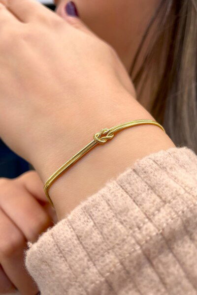 Aşk Düğümü Altın Bileklik 14KNY9269 - Altınaşkı