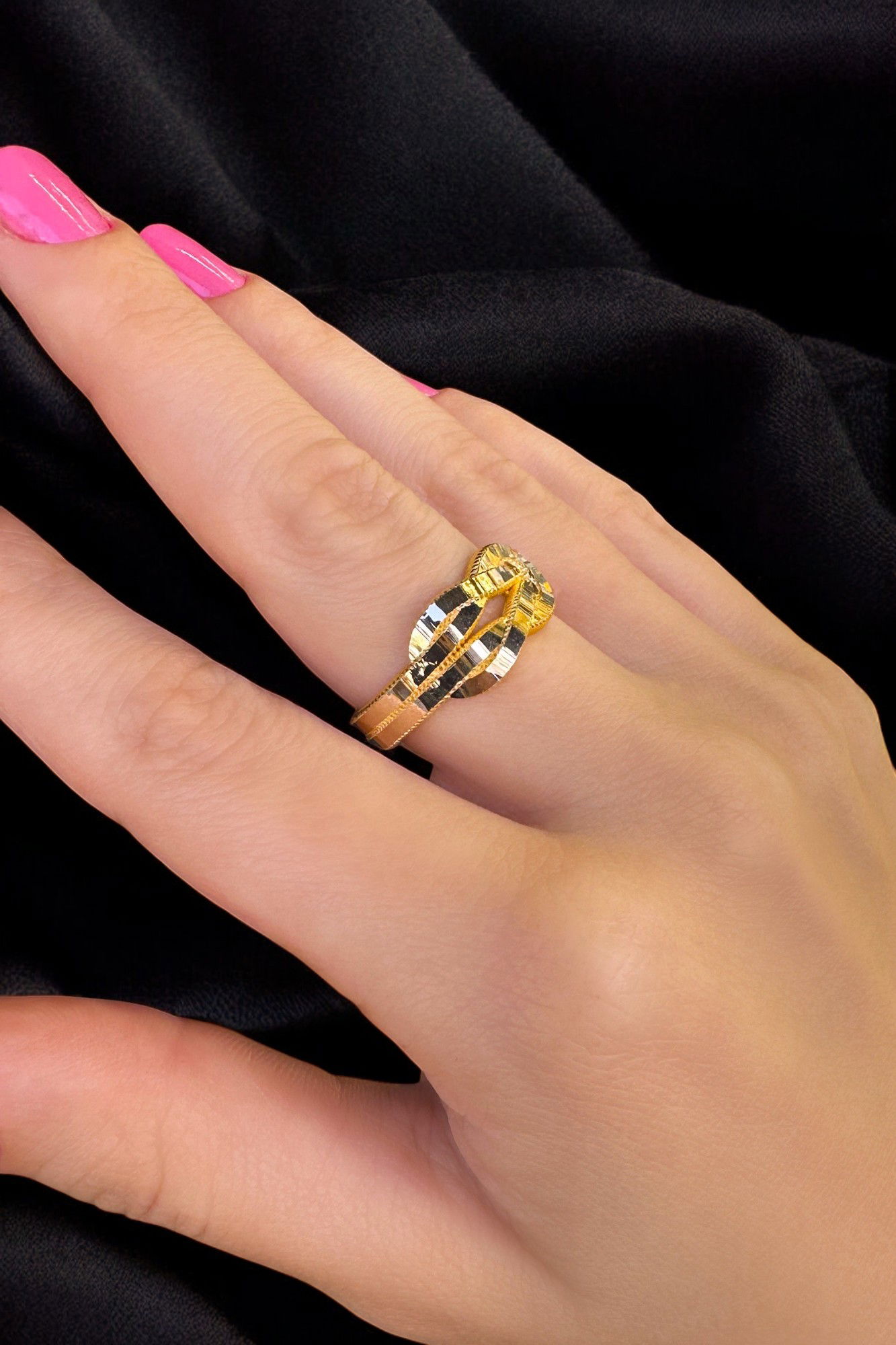 Aşk Düğümü Altın Yüzük 14YZ4540 - 2