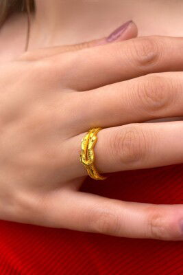 Aşk Düğümü Altın Yüzük 14YZ7648 - 2