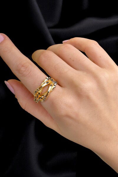 Aşk Düğümü Başak Altın Yüzük 14YZ4342 - Altınaşkı