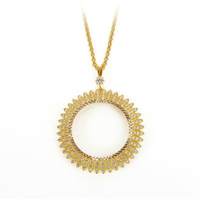 Ata 5´li Altın Çerçeve Kolye 14CRCV7 - Altınaşkı