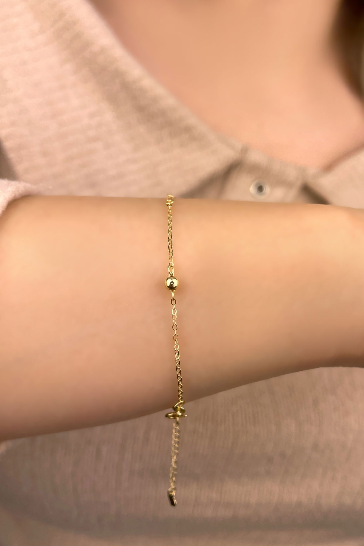 Ataş Figürlü Altın Bileklik 14KNY879 - 2