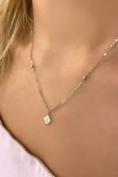 Ataş Figürlü Altın Kolye 14KLY922 - Altınaşkı