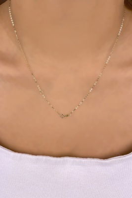 Ataş Figürlü Altın Kolye 14KLY922 - 3