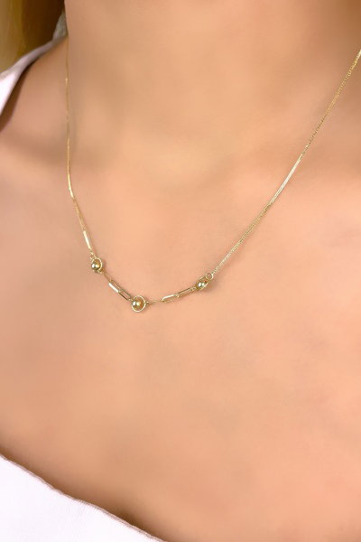 Ataş İtalyan Altın Kolye 14KLY933 - Altınaşkı