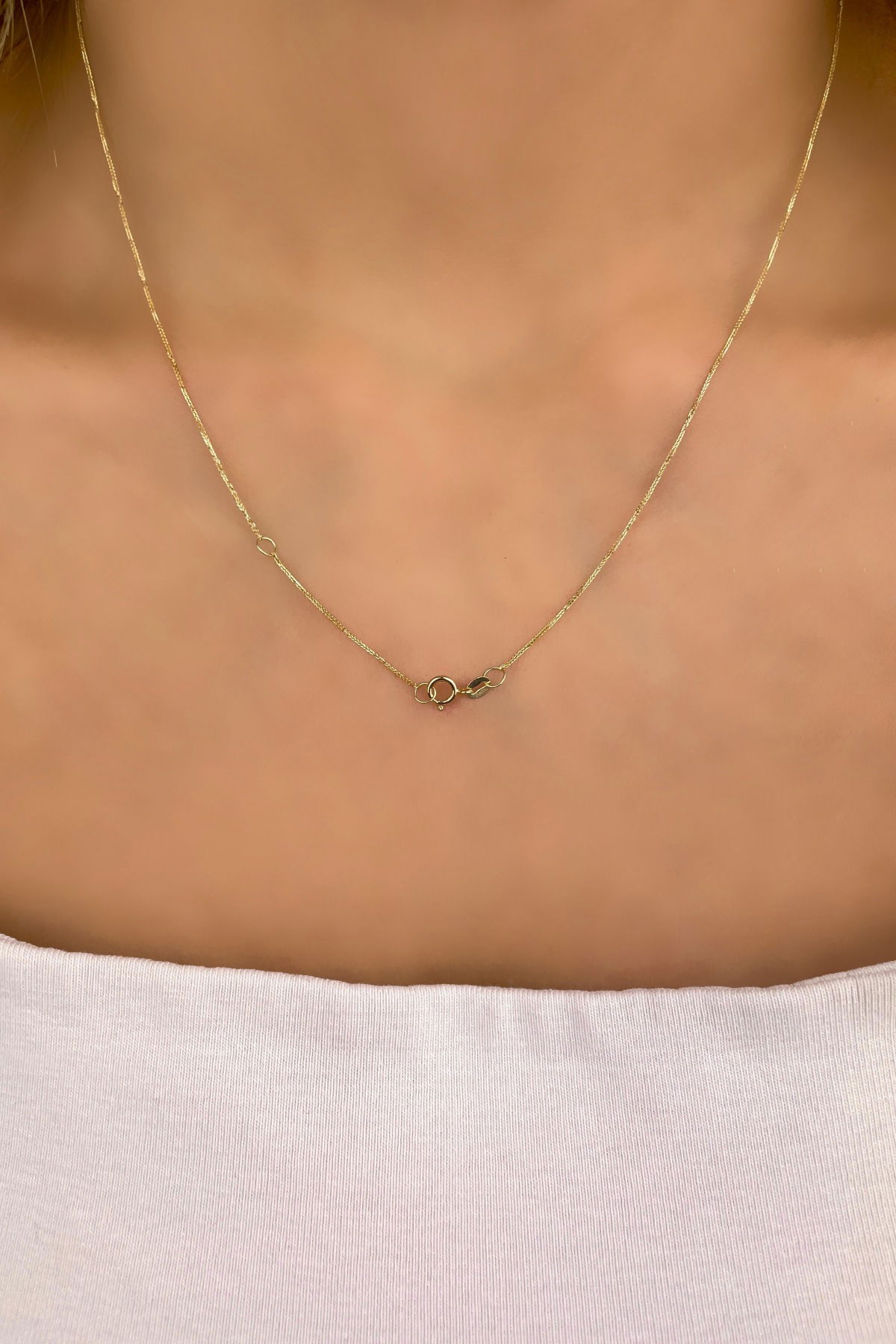 Ataş Toplu Altın Kolye 14KLY918 - 3