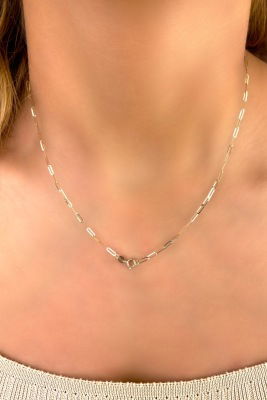 Ataş Zincirli Aşk Düğümü Altın Kolye 14KLY9076 - 3