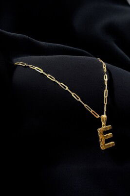 Ataş Zincirli Harf Altın Kolye 14KLY9923 - 2