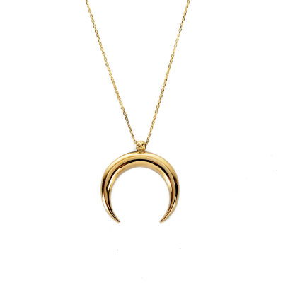 Ay Altın Kolye 14KLY959 - Altınaşkı