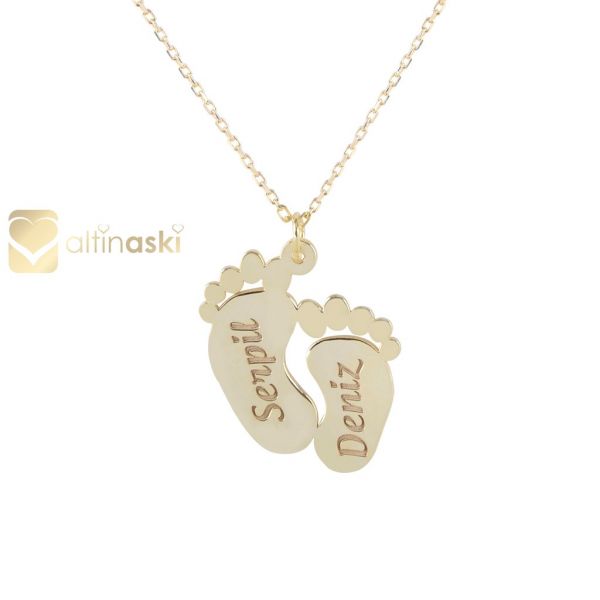 Ayakizi İsimli Altın Kolye FYA158 - Altınaşkı