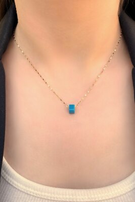 Aynalı Altın Zincir 14ZNR10505 - 2