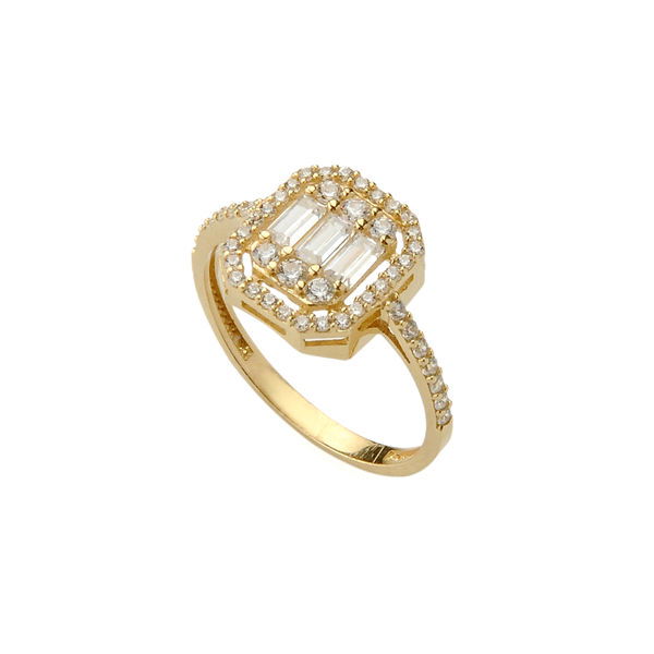 Baget Taşlı Altın Yüzük 14YZ2118 - Altınaşkı