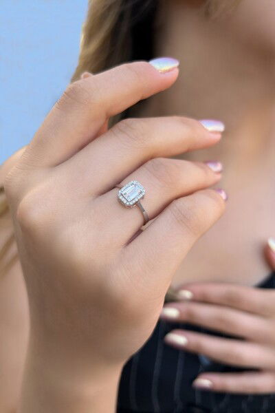 Baget Tektaş Altın Yüzük 8YZK337 - Altınaşkı