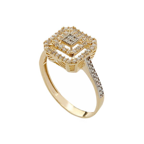 Baget Tektaş Altın Yüzük 8YZK419 - Altınaşkı