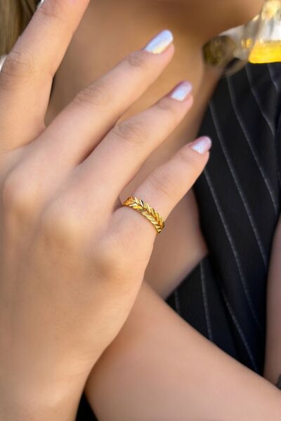 Başak Altın Yüzük 14YZ4630 - Altınaşkı