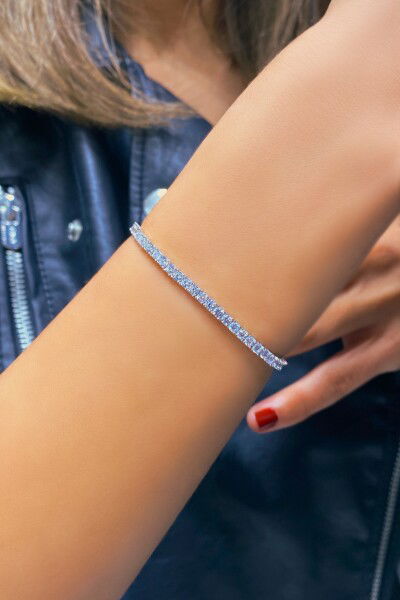 Beyaz Suyolu Altın Bileklik 14KNY2146 - Altınaşkı