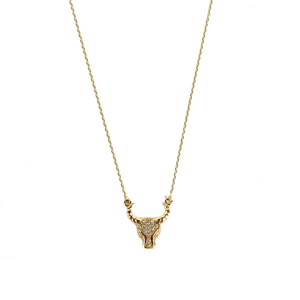 Boğa Burcu Altın Kolye 14KLY1263 - Altınaşkı
