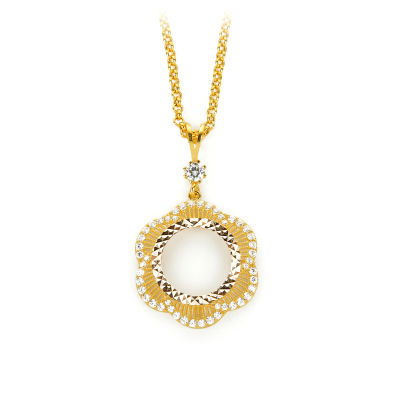 Çeyrek Altın Çerçeve Kolye 14CRCV2 - Altınaşkı