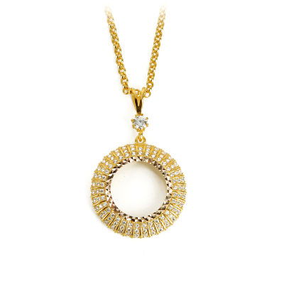 Çeyrek Altın Çerçeve Kolye 14CRCV34 - Altınaşkı