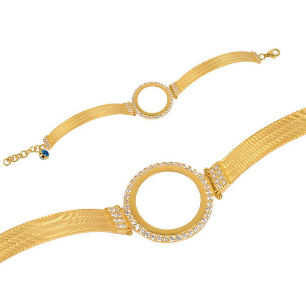 Çeyrek Çerçeveli Altın Bileklik 14KLPC167 - Altınaşkı