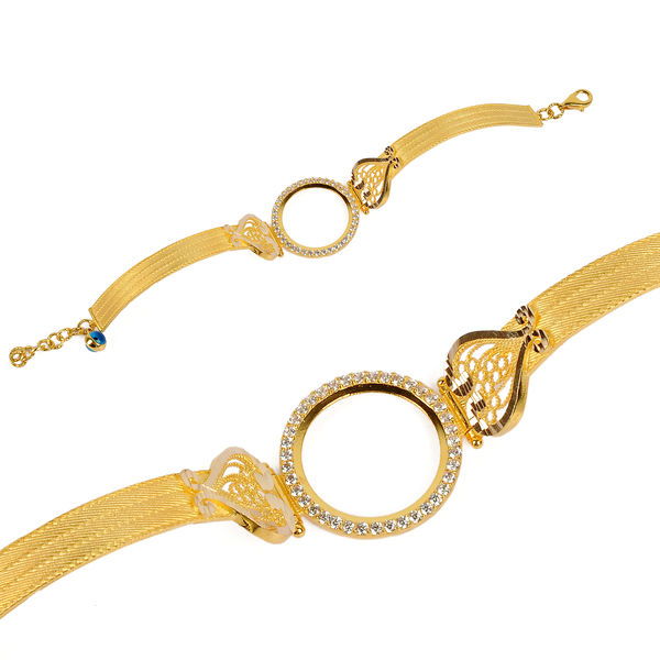 Çeyrek Çerçeveli Altın Bileklik 14KLPC169 - Altınaşkı