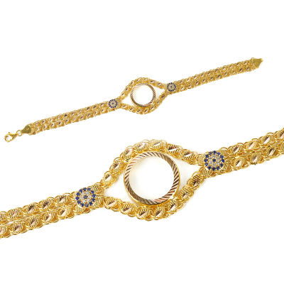 Çeyrek Çerçeveli Altın Bileklik 14KNY153 - Altınaşkı