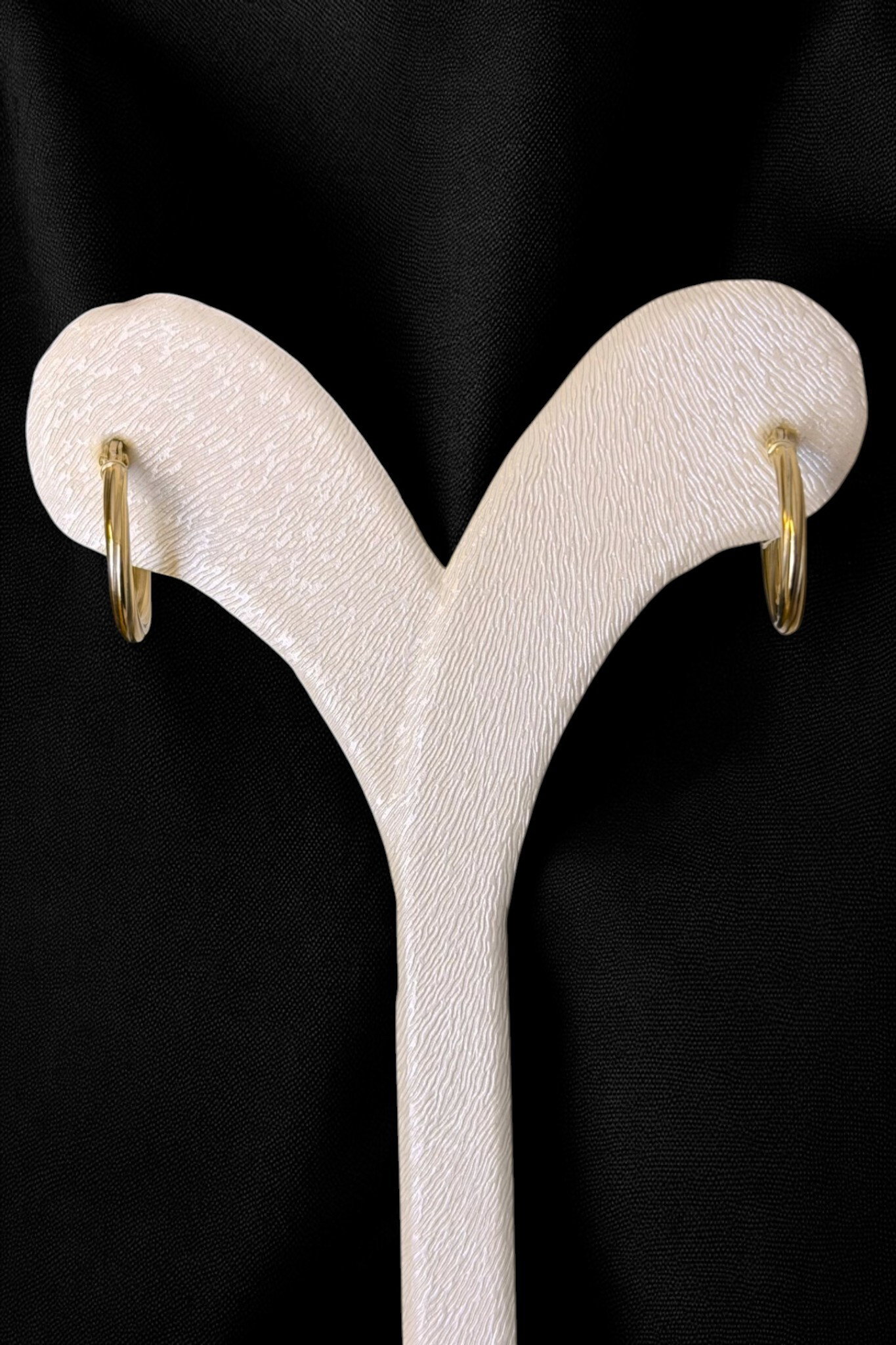 Desenli Halka Altın Küpe 8KP2993 - 2