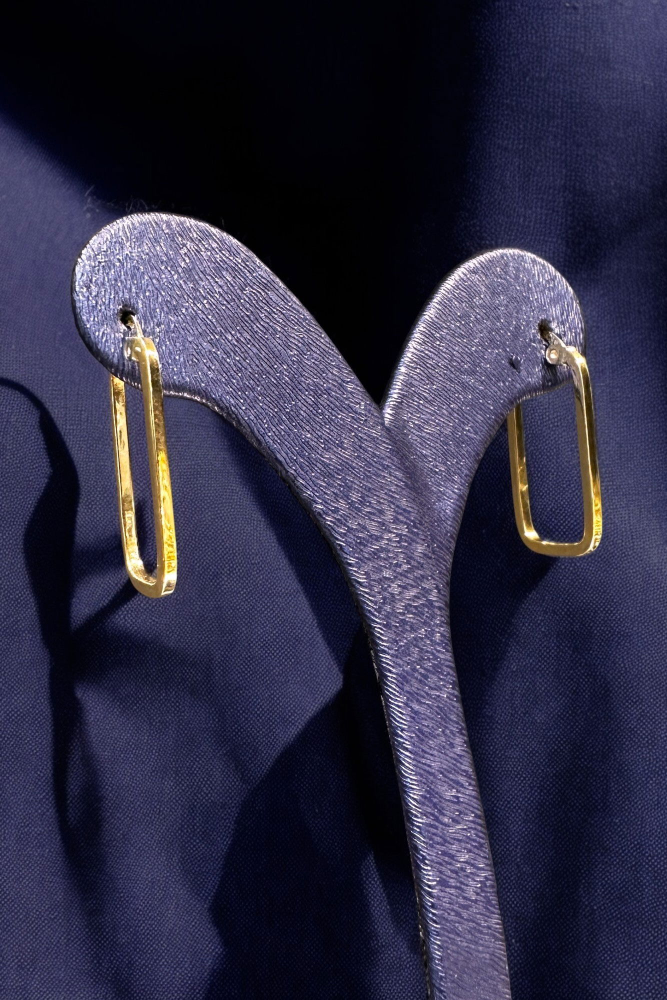 Dikdörtgen Altın Küpe 14KP4364 - 2