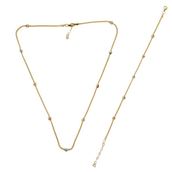 Dorika Altın İkili Set 14MNST003 - Altınaşkı