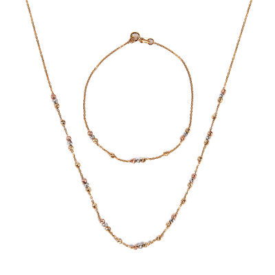 Dorika Altın İkili Set 14MNST37 - Altınaşkı