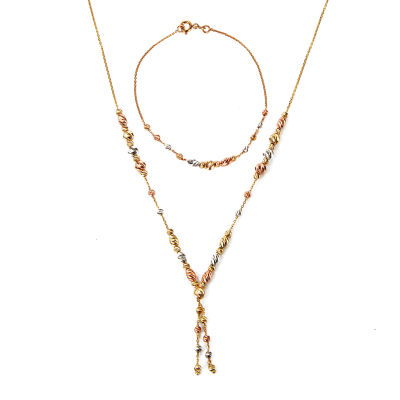 Dorika Altın İkili Set 14MNST38 - Altınaşkı