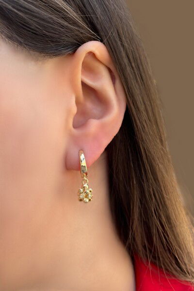 Dorika Sallantılı Altın Küpe 8KP551 - Altınaşkı