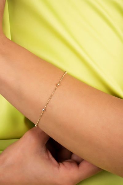 Dorika Toplu Altın Bileklık 14KNY3922 - Altınaşkı