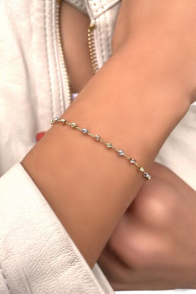 Dorika Toplu Altın Bileklik 14KNY4322 - Altınaşkı