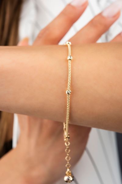 Dorika Toplu Altın Bileklik 8KNY1221 - Altınaşkı