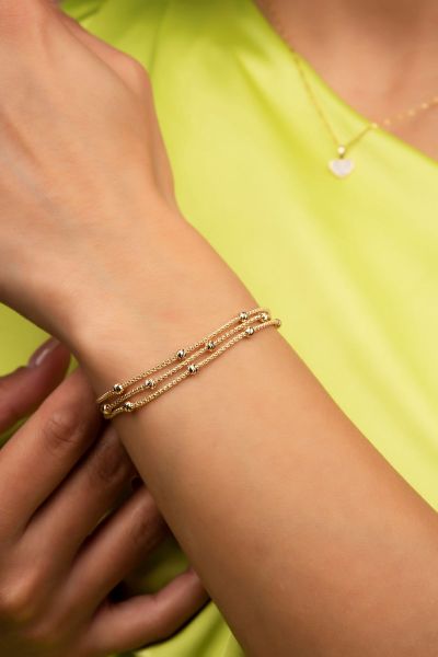 Dorika Toplu Altın Bileklık 8KNY1310 - Altınaşkı