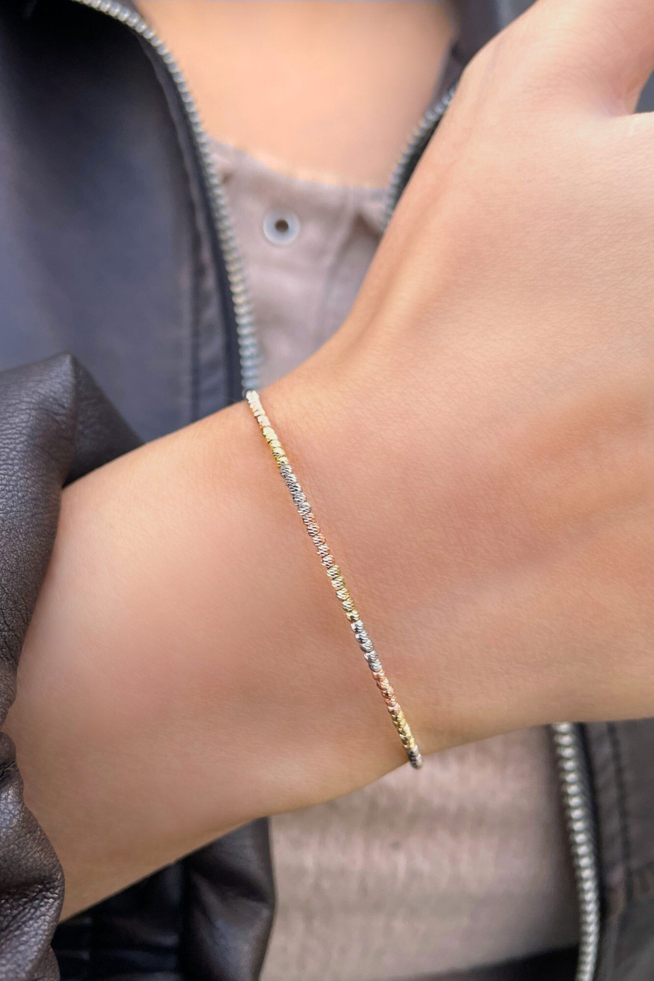 Dorika Toplu Altın Bilezik 14KLPC2077 - 5