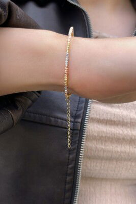 Dorika Toplu Altın Bilezik 14KLPC2077 - 6