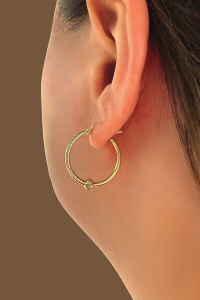 Dorika Toplu Altın Küpe 14KP7414 - Altınaşkı