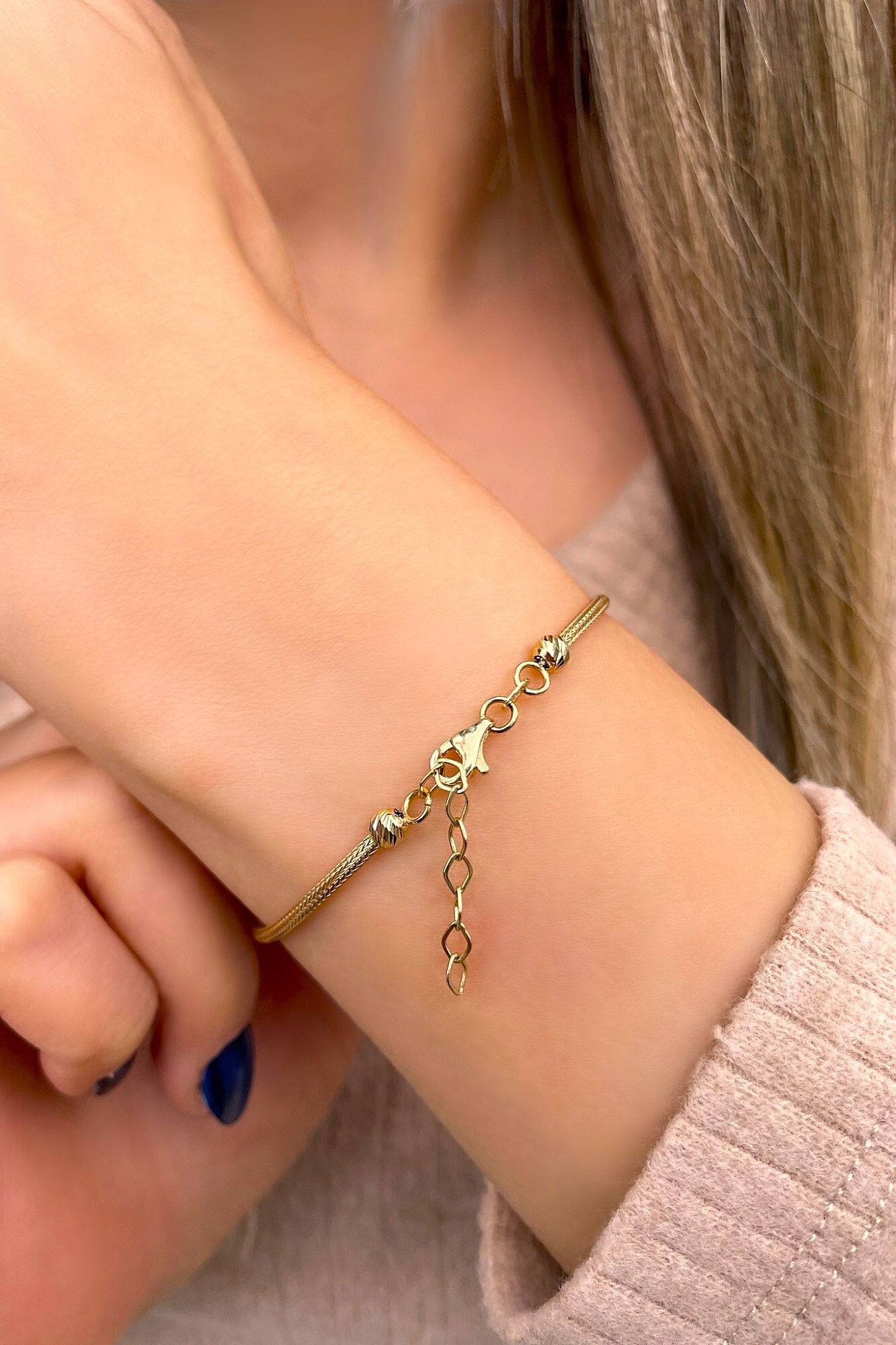 Dorikalı Altın Bileklik 14KNY9151 - 3