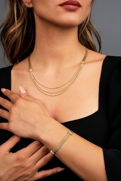 Dorikalı Altın Set 14SET6206 - Altınaşkı