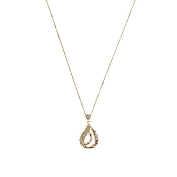 Dorikalı Damla Altın Kolye 14KLY2208 - Altınaşkı