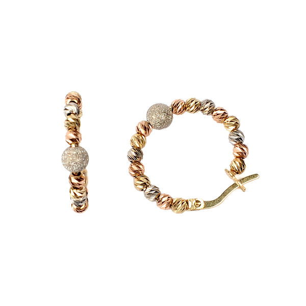 Dorikalı Halka Altın Küpe 14KP1687 - Altınaşkı