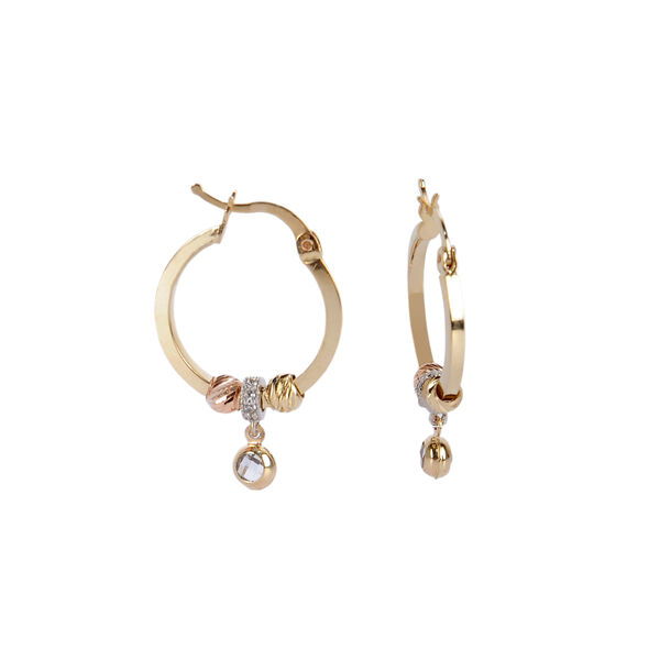 Dorikalı Halka Altın Küpe 14KP1933 - Altınaşkı